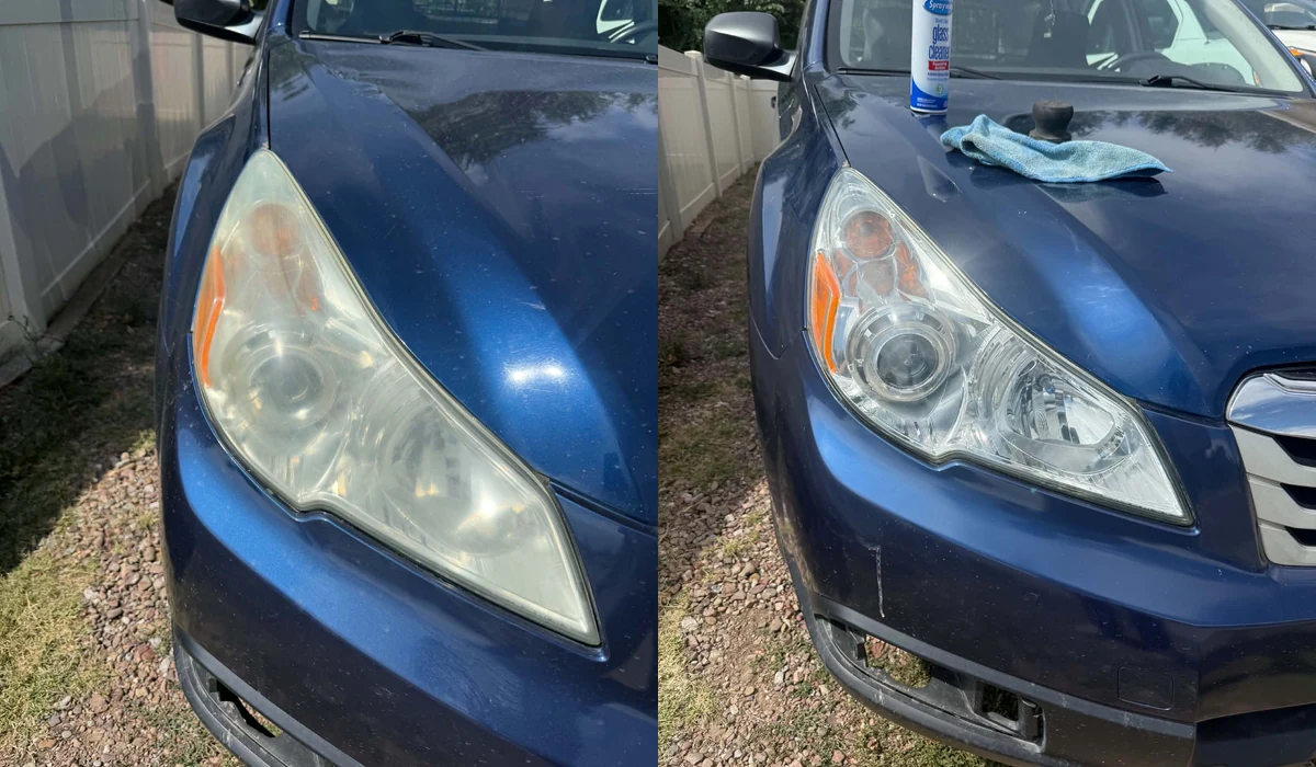Additional Glacier Clear headlight restoration before and after result 10