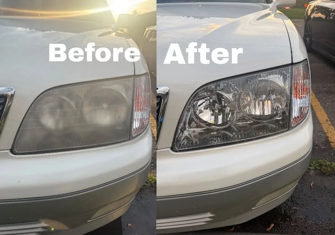 Glacier Clear headlight restoration before and after result 2